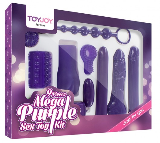 Эротический набор Toy Joy Mega Purple - Toy Joy - купить с доставкой в Салавате