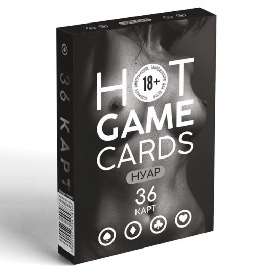 Игральные карты HOT GAME CARDS НУАР - 36 шт. - Сима-Ленд - купить с доставкой в Салавате