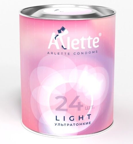 Ультратонкие презервативы Arlette Light - 24 шт. - Arlette - купить с доставкой в Салавате