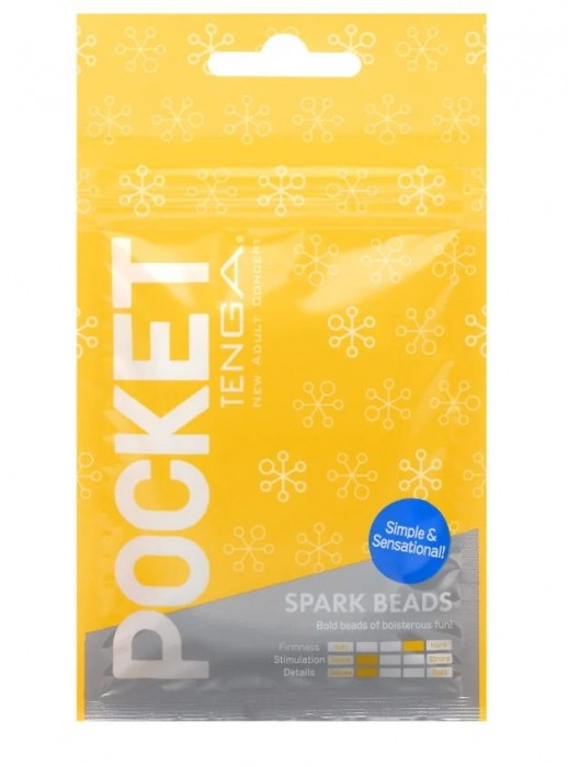 Карманный мастурбатор Spark Beads - Tenga - в Салавате купить с доставкой