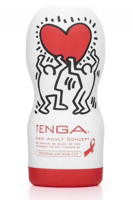 Мастурбатор Keith Haring Cup Deep Throat - Tenga - в Салавате купить с доставкой