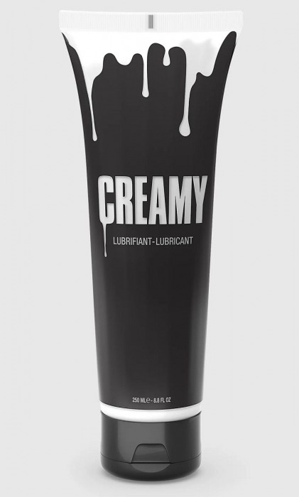 Смазка на водной основе Creamy с консистенцией спермы - 250 мл. - Strap-on-me - купить с доставкой в Салавате
