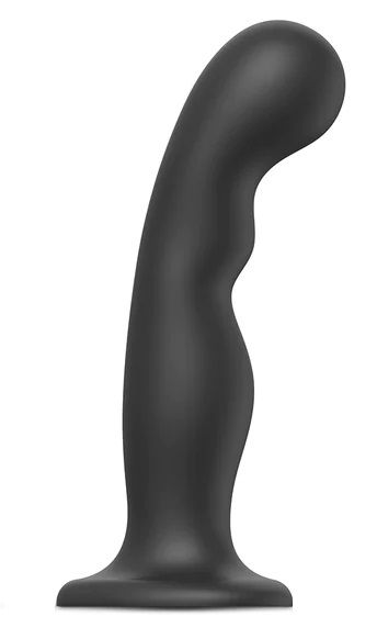Черная насадка Strap-On-Me Dildo Plug P G size XXL - Strap-on-me - купить с доставкой в Салавате