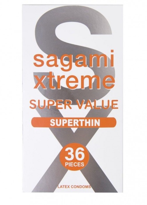 Ультратонкие презервативы Sagami Xtreme Superthin - 36 шт. - Sagami - купить с доставкой в Салавате