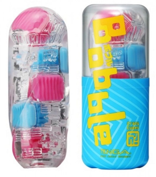 Мастурбатор Tenga Bobble Crazy Cubes - Tenga - в Салавате купить с доставкой