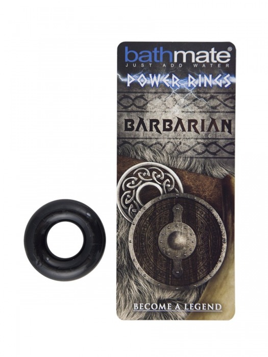 Чёрное эрекционное кольцо Barbarian - Bathmate - в Салавате купить с доставкой