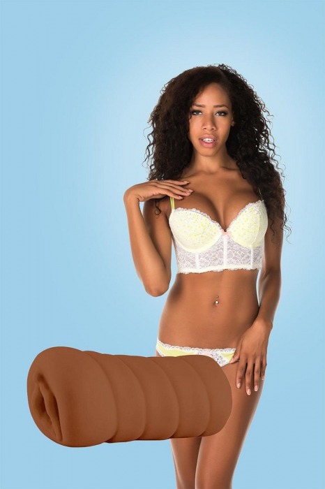 Коричневый мастурбатор-вагина BRIANNA - Dream Toys - в Салавате купить с доставкой