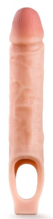 Телесная насадка на пенис 10 Inch Cock Sheath Extender - 25 см. - Blush Novelties - в Салавате купить с доставкой