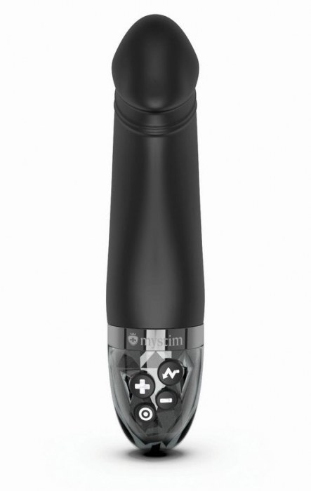 Черный вибратор с электростимуляцией Real Deal Neal - 16,5 см. - MyStim - купить с доставкой в Салавате