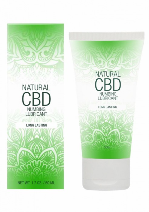 Лубрикант с пролонгирующим эффектом Natural CBD Numbing Lubricant - 50 мл. - Shots Media BV - купить с доставкой в Салавате