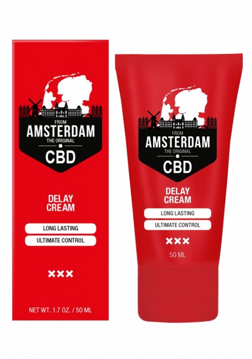 Крем-пролонгатор CBD from Amsterdam Delay Cream - 50 мл. - Shots Media BV - купить с доставкой в Салавате