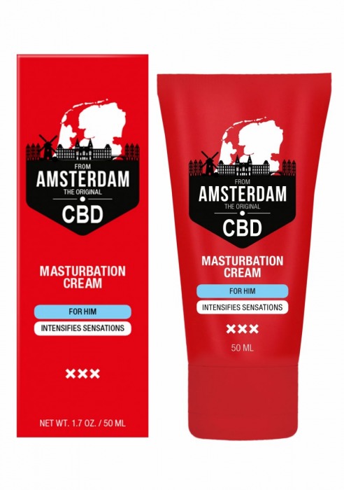 Крем для мастурбации для мужчин CBD from Amsterdam Masturbation Cream For Him - 50 мл. - Shots Media BV - купить с доставкой в Салавате