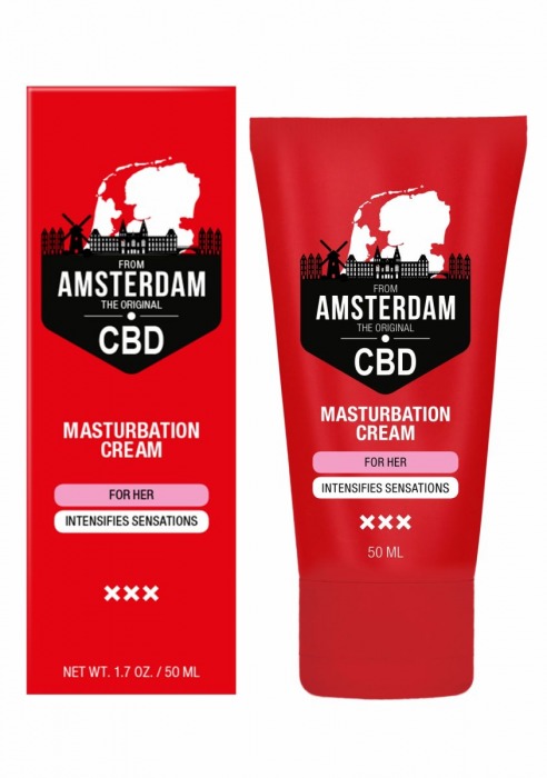 Крем для мастурбации для женщин CBD from Amsterdam Masturbation Cream For Her - 50 мл. - Shots Media BV - купить с доставкой в Салавате