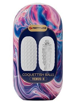 Мастурбатор в форме яйца Coquettish Balls - Baile - в Салавате купить с доставкой