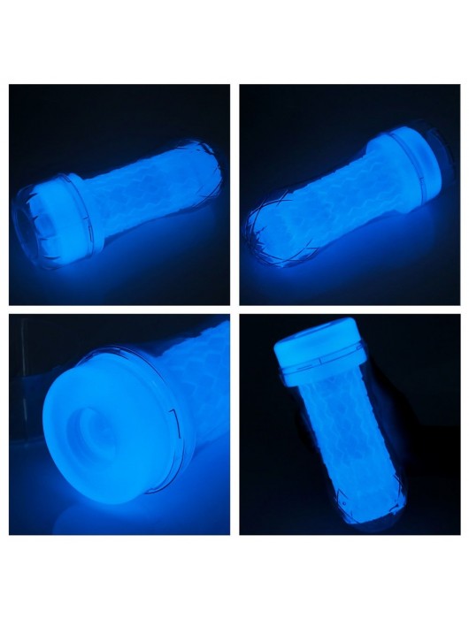 Светящийся в темноте мастурбатор Lumino Play Masturbator Pocketed - Lovetoy - в Салавате купить с доставкой