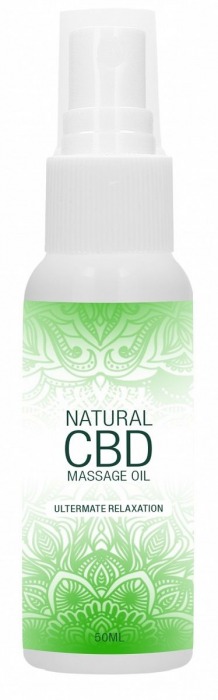 Массажное масло Natural CBD Massage Oil - 50 мл. - Shots Media BV - купить с доставкой в Салавате