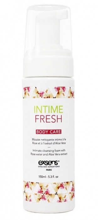 Органическая интимная очищающая пенка Intime Fresh - 150 мл. - Exsens - купить с доставкой в Салавате