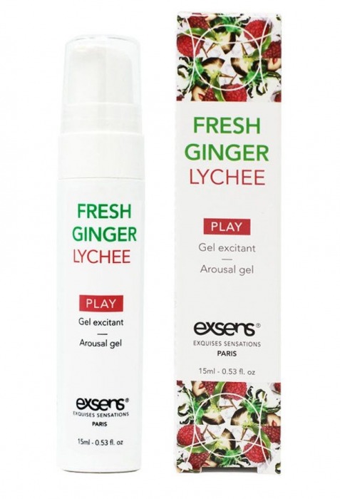Возбуждающий гель Fresh Ginger Lychee Arousal Gel - 15 мл. - Exsens - купить с доставкой в Салавате