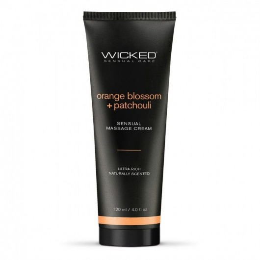 Массажный легкий крем WICKED Orange Blossom plus Patchouli - 120 мл. - Wicked - купить с доставкой в Салавате