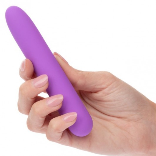 Фиолетовый мини-вибратор Bliss Liquid Silicone Mini Vibe - 10,75 см. - California Exotic Novelties