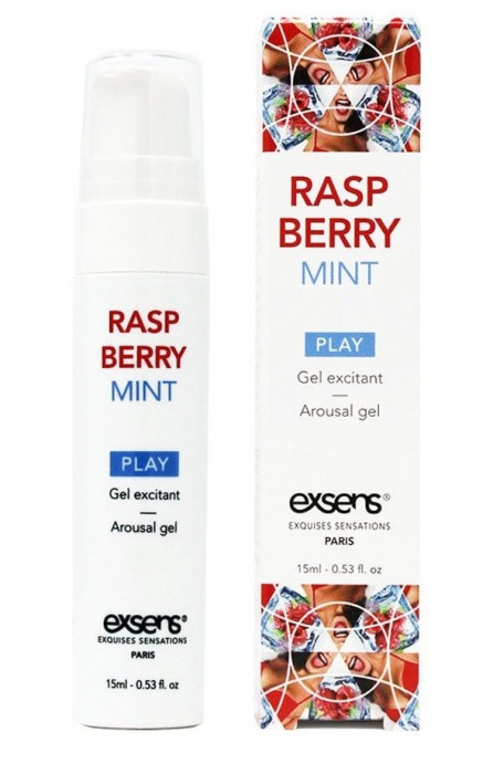 Возбуждающий гель Raspberry Mint с ароматом малины и мяты - 15 мл. - Exsens - купить с доставкой в Салавате