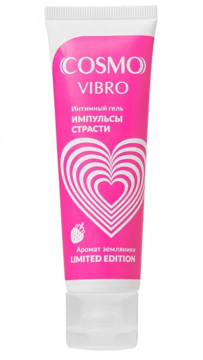 Возбуждающий гель на водно-силиконовой основе Cosmo Vibro с ароматом земляники - 50 гр. - Биоритм - купить с доставкой в Салавате