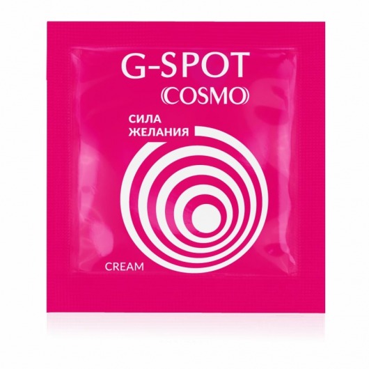 Стимулирующий интимный крем для женщин Cosmo G-spot - 2 гр. - Биоритм - купить с доставкой в Салавате