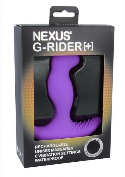Фиолетовый вибромассажер простаты Nexus G-Rider+ - 12,6 см. - Nexus Range - в Салавате купить с доставкой