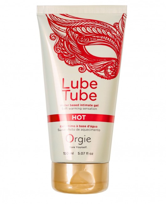 Интимный гель на водной основе Lube Tube Hot с разогревающим эффектом - 150 мл. - ORGIE - купить с доставкой в Салавате