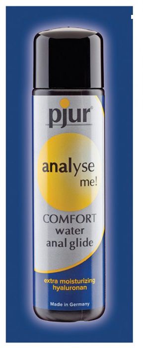 Анальный лубрикант pjur ANALYSE ME Comfort Water Anal Glide - 2 мл. - Pjur - купить с доставкой в Салавате