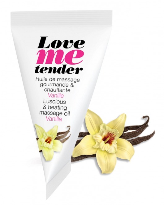 Съедобное согревающее массажное масло Love Me Tender Vanilla с ароматом ванили - 10 мл. - Love to Love - купить с доставкой в Салавате