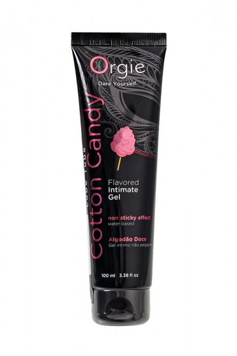 Интимный гель на водной осное Lube Tube Cotton Candy со вкусом сахарной ваты - 100 мл. - ORGIE - купить с доставкой в Салавате