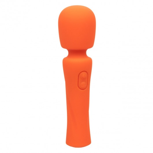 Оранжевый вибромассажер Stella Liquid Silicone Mini Massager - 14,5 см. - California Exotic Novelties