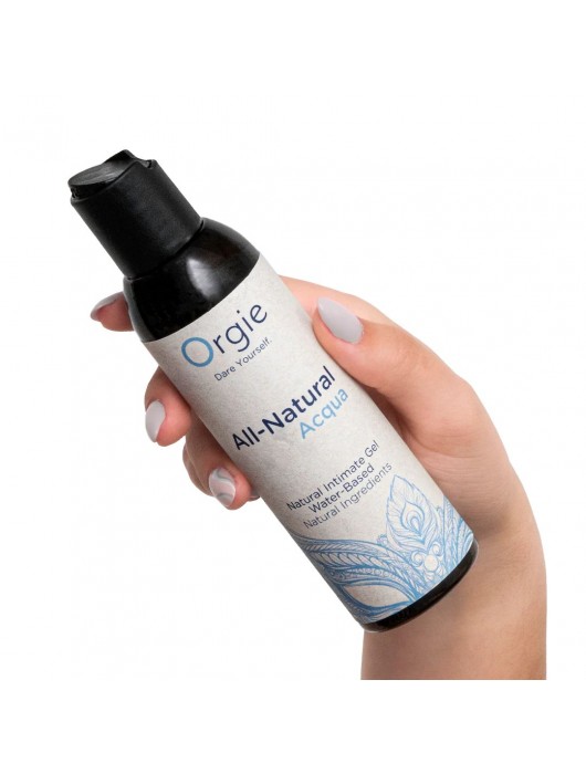 Интимный гель на водной основе Orgie All-Natural Acqua - 150 мл. - ORGIE - купить с доставкой в Салавате