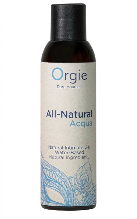 Интимный гель на водной основе Orgie All-Natural Acqua - 150 мл. - ORGIE - купить с доставкой в Салавате
