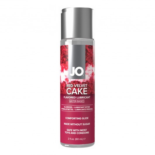 Лубрикант на водной основе JO H2O Red Velvet Cake Flavored Lubricant - 60 мл. - System JO - купить с доставкой в Салавате