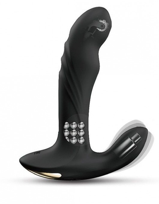 Черный вибромассажер простаты Multi P-Joy с 3 моторами - Dorcel - в Салавате купить с доставкой