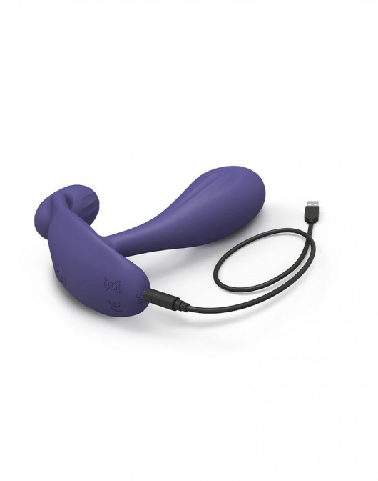 Темно-синий вибромассажер Witty P G Vibrator with Remote Control - Love to Love - в Салавате купить с доставкой