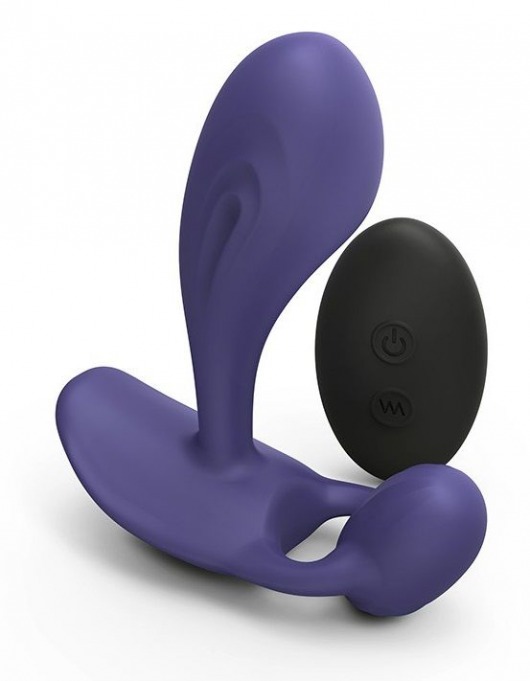 Темно-синий вибромассажер Witty P G Vibrator with Remote Control - Love to Love - в Салавате купить с доставкой
