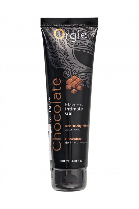 Интимный гель на водной основе Lube Tube Chocolate с шоколадным вкусом - 100 мл. - ORGIE - купить с доставкой в Салавате