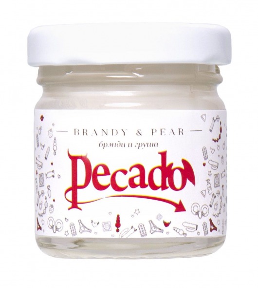 Массажная свеча Brandy   Pear - 35 мл. - Pecado - купить с доставкой в Салавате