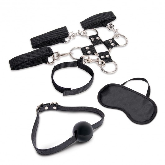 Набор для фиксации из 7 предметов Hogtie   Ball Gag Kit - Lux Fetish - купить с доставкой в Салавате