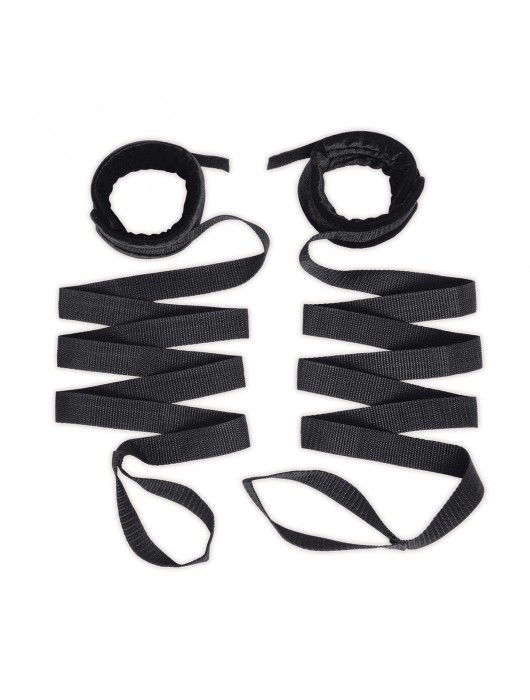 Эротический набор 4PC Bondage Bed Strap   Flogger Kit - Lux Fetish - купить с доставкой в Салавате