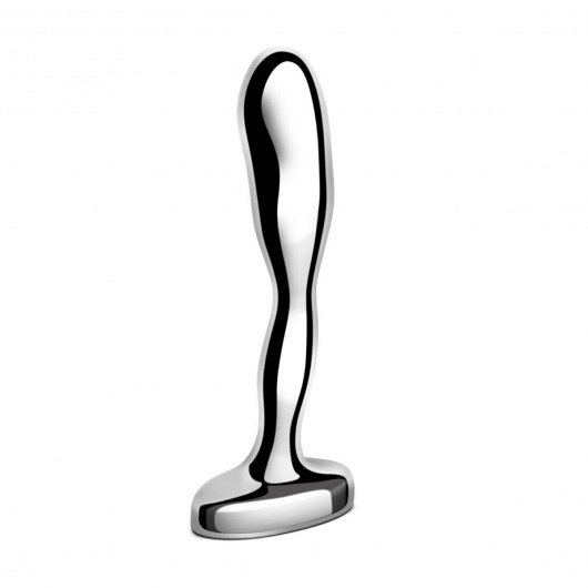 Стальной стимулятор простаты Stainless Steel Prostate Plug - 11,5 см. - b-Vibe - в Салавате купить с доставкой