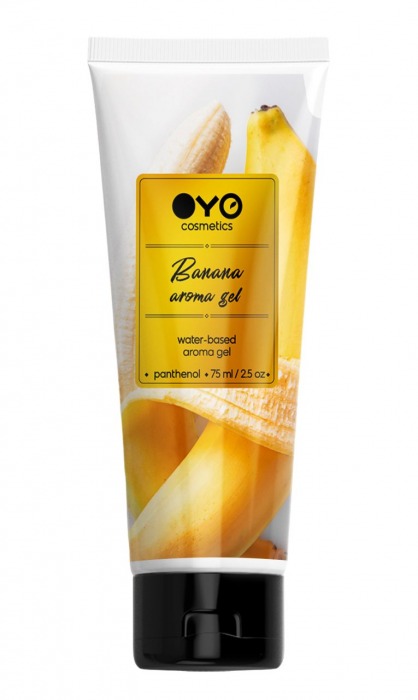 Лубрикант на водной основе OYO Aroma Gel Banana с ароматом банана - 75 мл. - OYO - купить с доставкой в Салавате