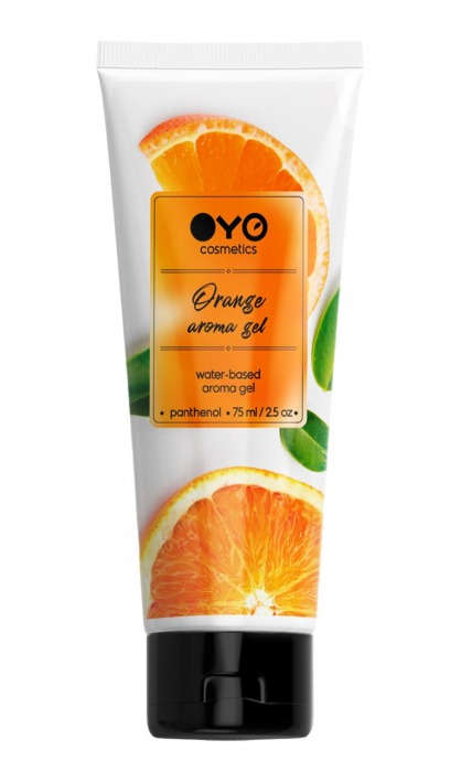 Лубрикант на водной основе OYO Aroma Gel Orange с ароматом апельсина - 75 мл. - OYO - купить с доставкой в Салавате