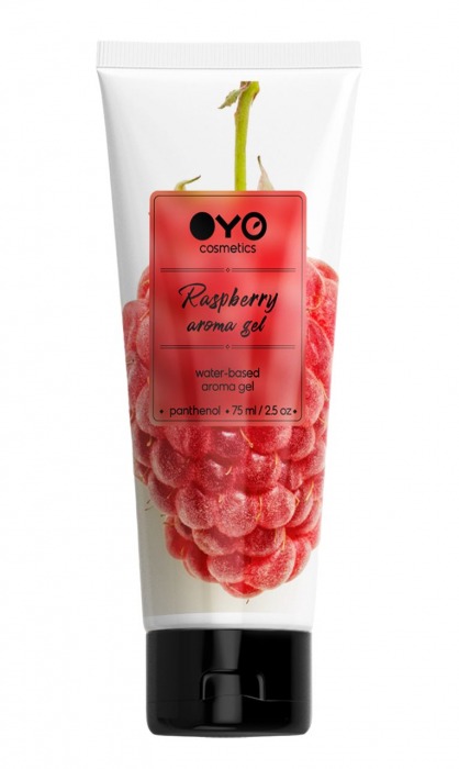 Лубрикант на водной основе OYO Aroma Gel Raspberry с ароматом малины - 75 мл. - OYO - купить с доставкой в Салавате