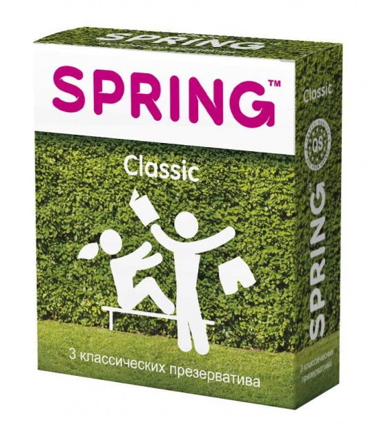 Классические презервативы SPRING CLASSIC - 3 шт. - SPRING - купить с доставкой в Салавате