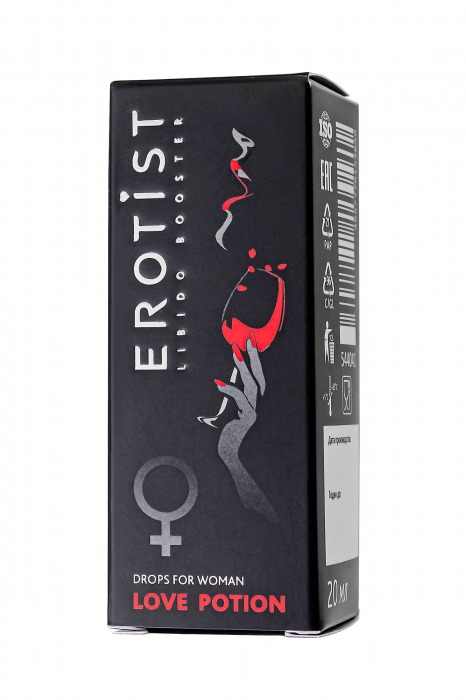 Возбуждающие капли для женщин Erotist Love Potion - 20 мл. - Erotist Libido Booster - купить с доставкой в Салавате