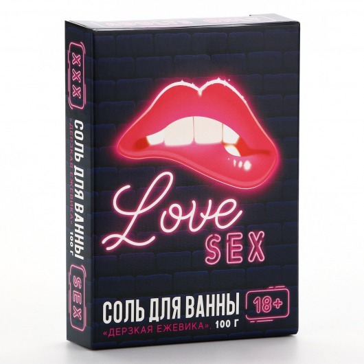 Соль для ванны Love с ароматом ежевики - 100 гр. - Чистое счастье - купить с доставкой в Салавате